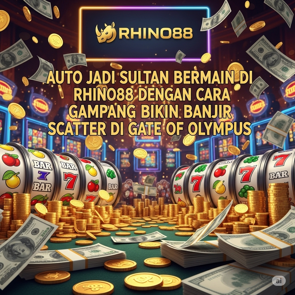 Auto Jadi Sultan Bermain di Rhino88 Dengan Cara Gampang Bikin Banjir Scatter di Gate Of Olympus