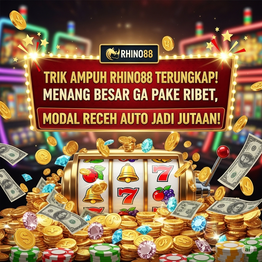 Trik Ampuh Rhino88 Terungkap! Menang Besar Ga Pake Ribet, Modal Receh Auto Jadi Jutaan!