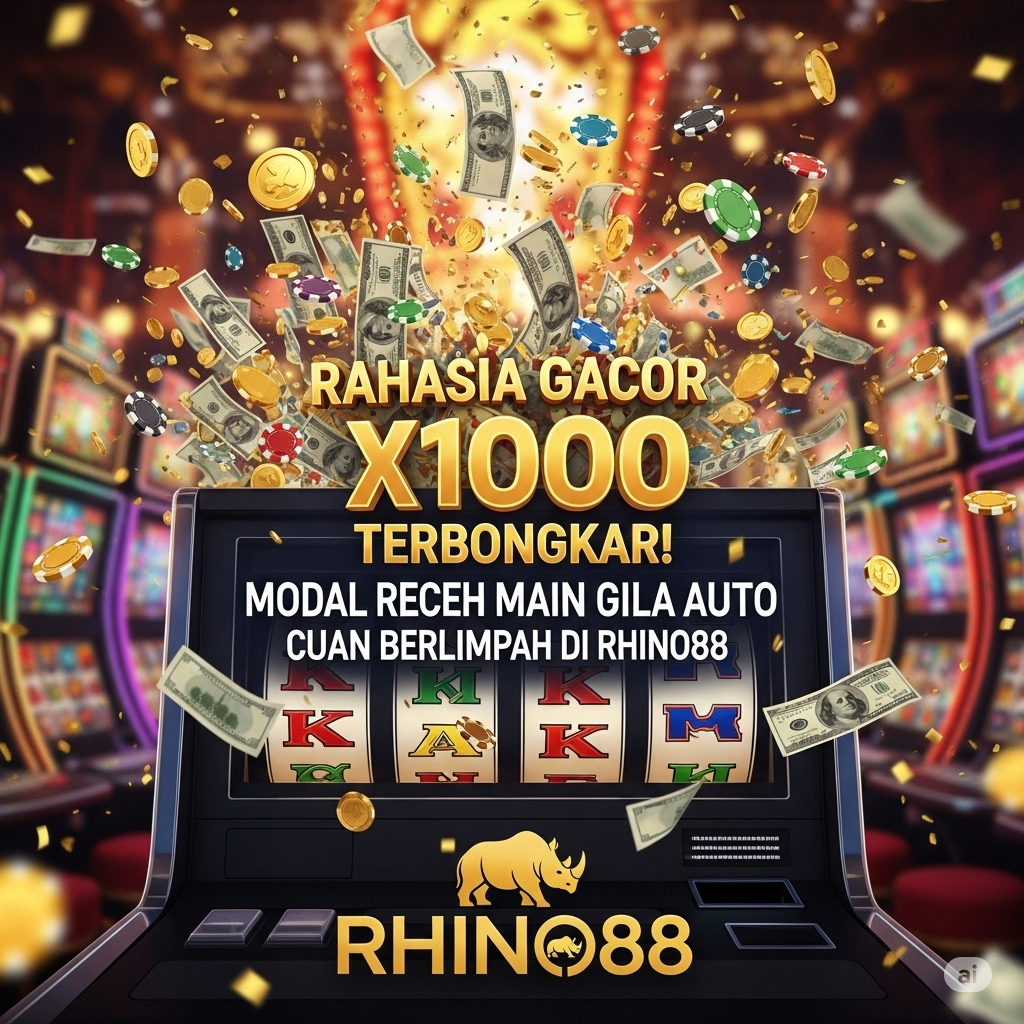 Rahasia Gacor X1000 Terbongkar! Modal Receh Main Gila Auto Cuan Berlimpah di Rhino88